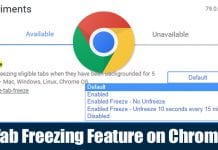 How To Enable & Use Tab Freezing Feature on Chrome