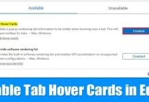 How To Enable Tab Hover Cards in Microsoft Edge
