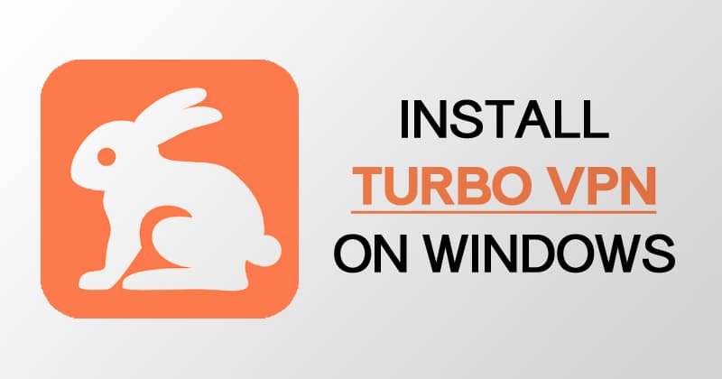 Telepítse a Turbo VPN-t Windows 10 rendszeren