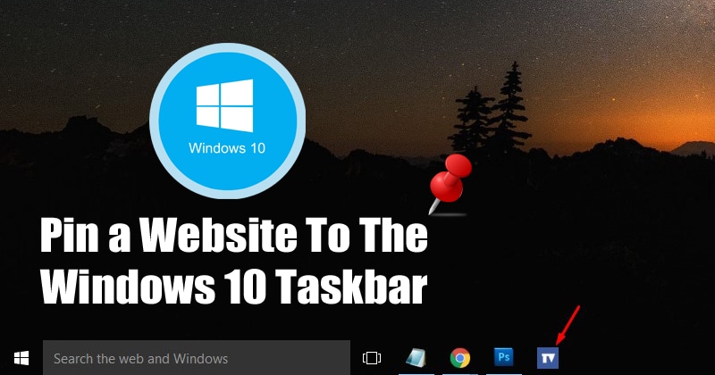 كيفية تثبيت موقع على شبكة الإنترنت Windows 10 شريط المهام 61