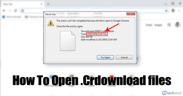 What is .CRDOWNLOAD File Extension and How To Open It?