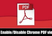 How To Enable/Disable Chrome PDF Viewer
