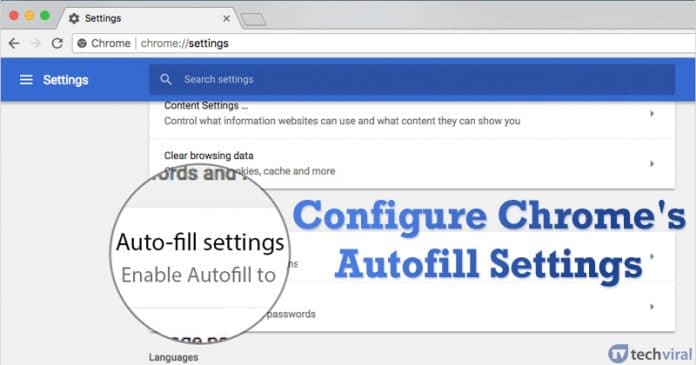 How To Enable & Configure Google Chrome Autofill Settings