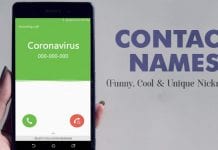 500+ Best Contact Names - Funny, Cool & Unique Nicknames