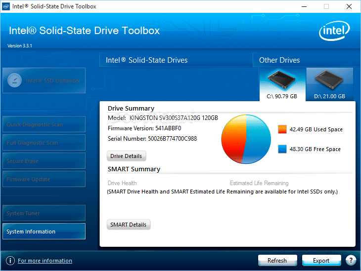 Kotak Alat Drive Solid-State Intel