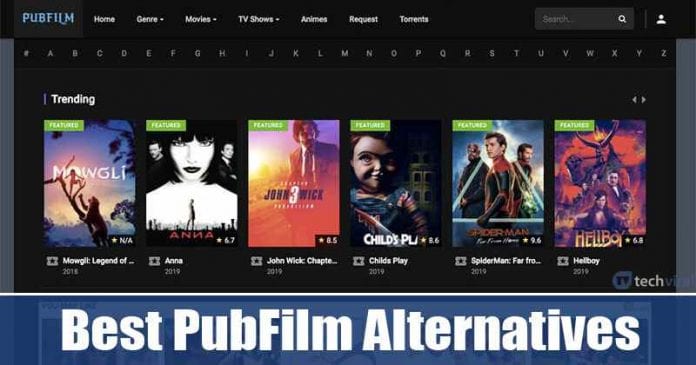 10 Best Sites like PubFilm