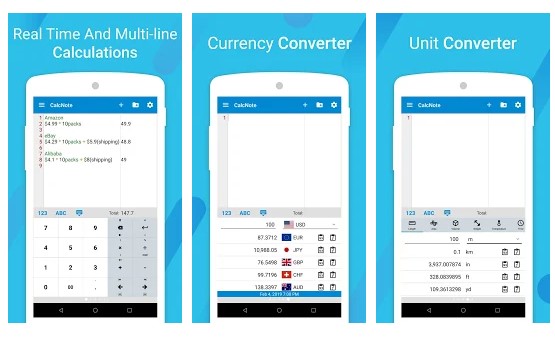 CalcNote - Máy tính Notepad