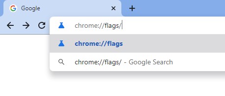Enter 'Chrome://flags'