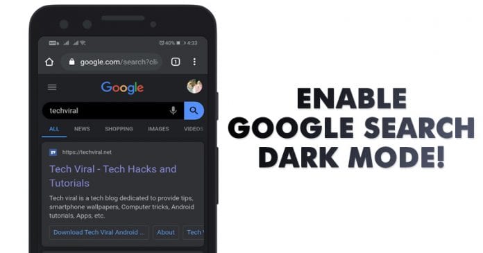 Here's How To Enable Google Search Dark Mode on Android