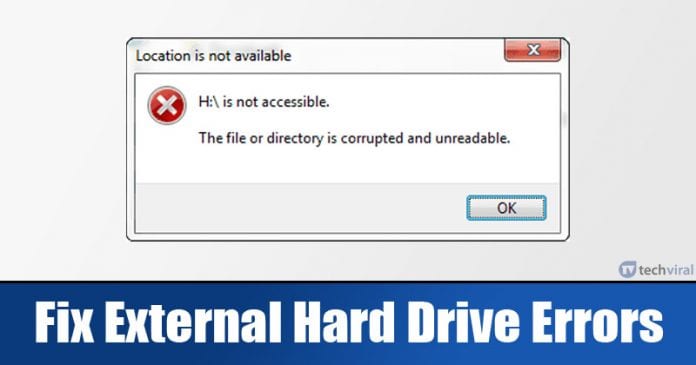 Here's how you can fix external hard drive errors on Windows!