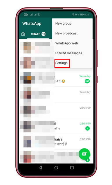 How To Find out whom you Talk to the most on WhatsApp