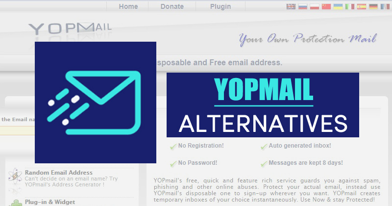 10 أفضل بدائل YOPMail في 2020 (جعل رسائل البريد الإلكتروني المؤقتة) 193