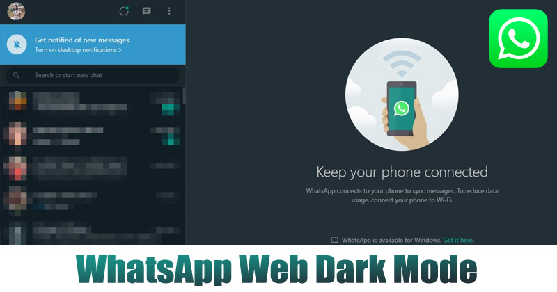 كيفية تمكين الوضع المظلم على WhatsApp Web بدون أي تطبيق تابع لجهة خارجية 12