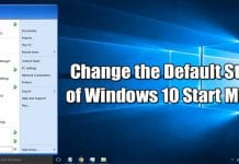 How To Change the Default Style of Windows 10 Start Menu