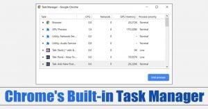 Use Google Chrome's Built-in Task Manager