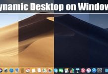 How To Get macOS Dynamic Desktop Feature on Windows 10