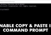 How To Enable Copy and Paste In Command Prompt