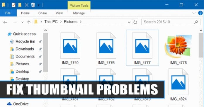 Fix Thumbnail Problems on Windows 10 Computer