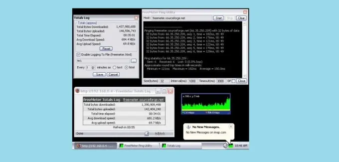 FreeMeter Bandwidth Monitor