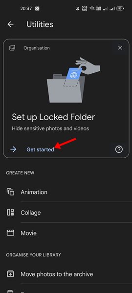 How to Enable   Use Locked Folder in Google Photos - 58