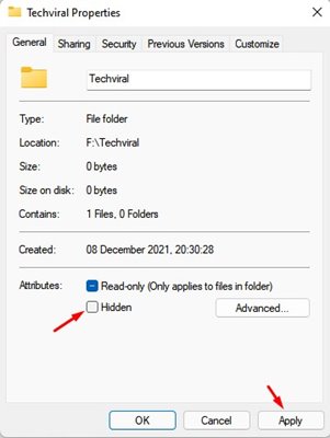 How to Hide Files  Folders   Drives in Windows 11 - 59