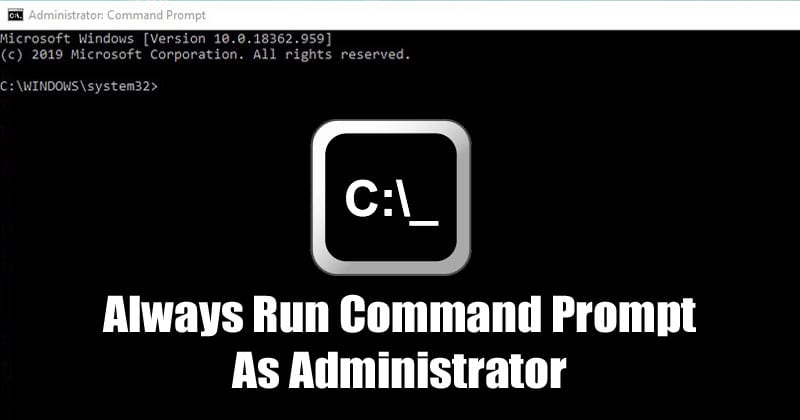run as administrator cmd