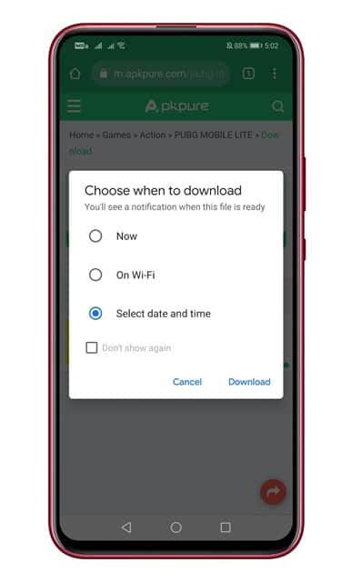 How to Schedule Downloads on Chrome For Android  New Feature  - 51
