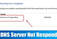 How To Fix DNS Server Not Responding Error Message