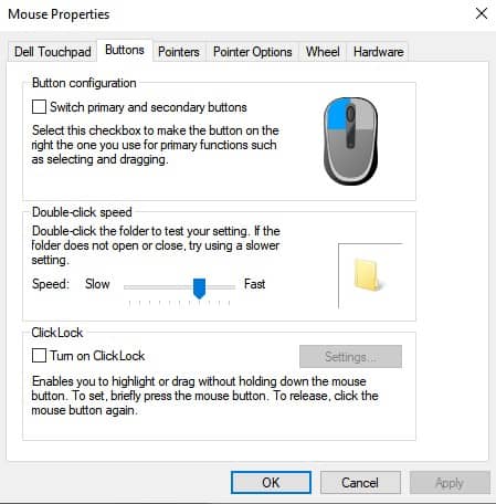 Change the Mouse Double-Click Speed