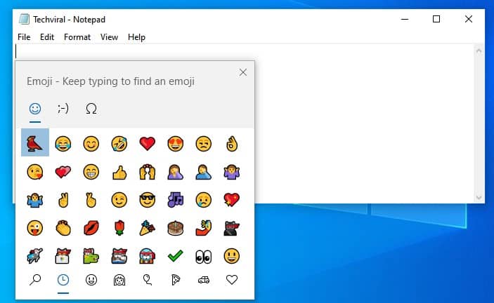 How To Open The Hidden Emoji Picker in Windows 10 - 25