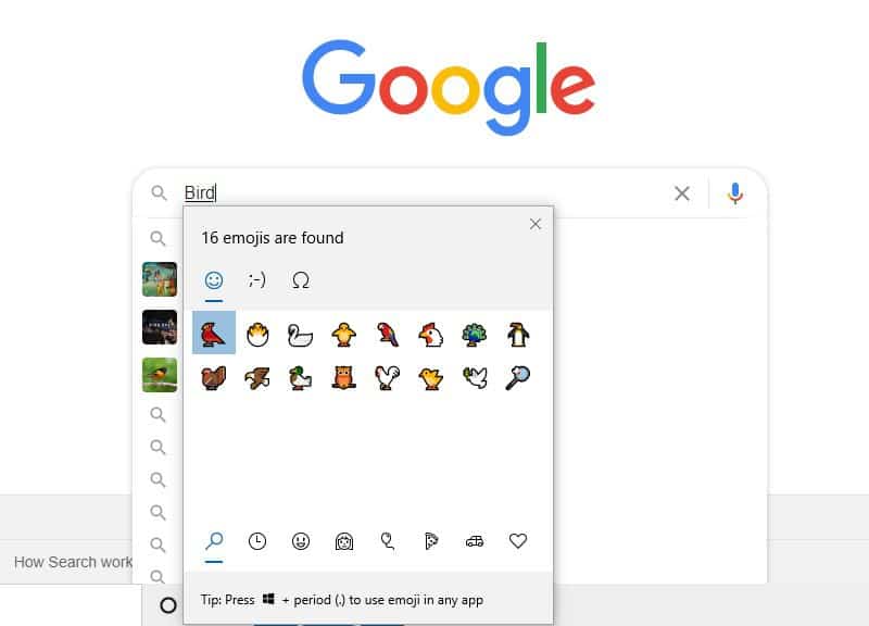 Full-colored emojis on Google Chrome