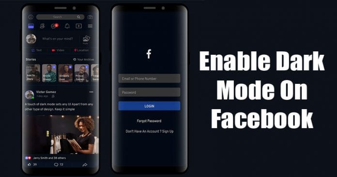 How To Enable Dark Mode on Facebook Android App