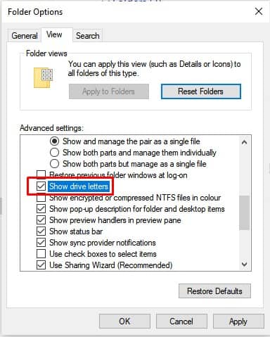 How to Show or Hide Drive Letters in Windows 10 - 82