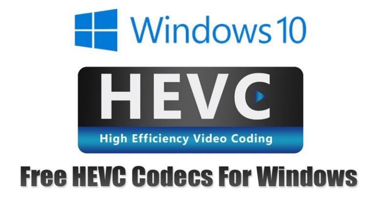 hevc codec windows 10 download free