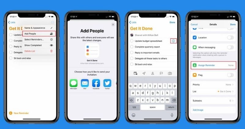 Now You Can Assign Tasks to Others with Reminders in iOS 14