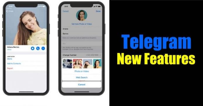 Telegram Update Brings New Features, Upload Profile Videos, 2GB File Sharing & Others