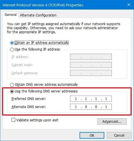 Use Different DNS Server