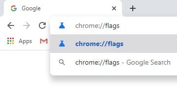 Ανοίξτε το 'chrome://flags'