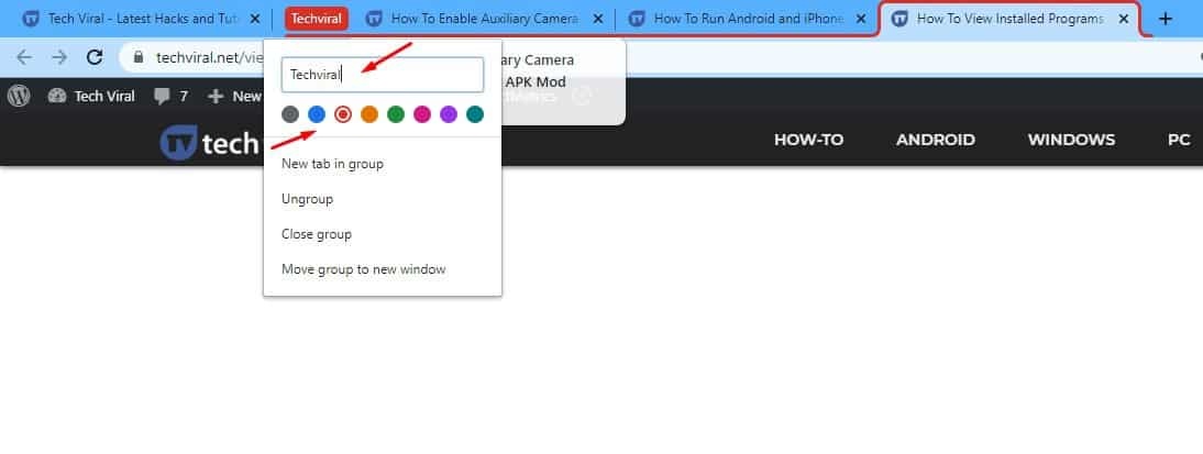 How to Use The New  Tab Group  Feature of Chrome Browser - 44