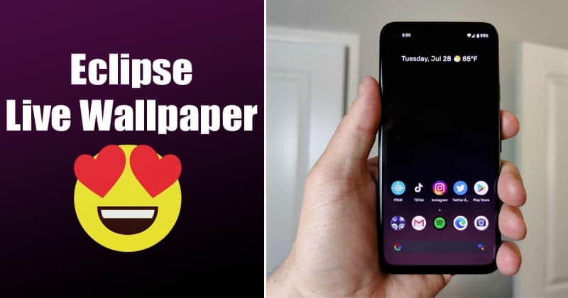 Get the Pixel 4a's Eclipse Live Wallpaper on any Android