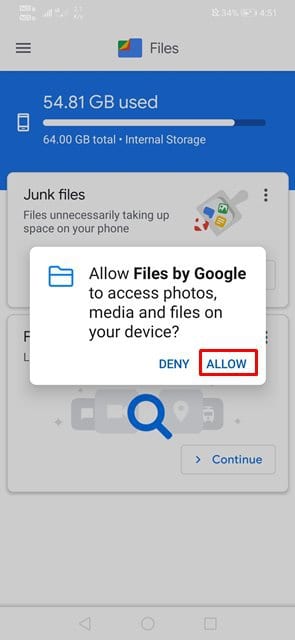 How to Use The  Safe Folder  on Files by Google Android App - 56