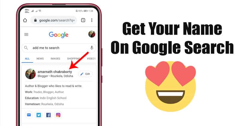 How to Get Your Name on Google Search   People Card - 4