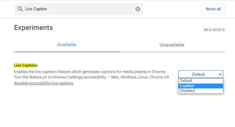 How To Enable  Live Caption  Feature on Chrome Browser - 9