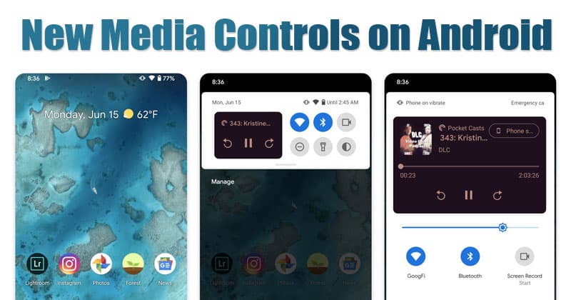 Get Android 11's New Media Controls on any Android