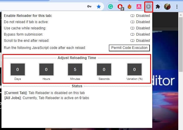 How To Refresh Tabs Automatically in Chrome Browser - 91