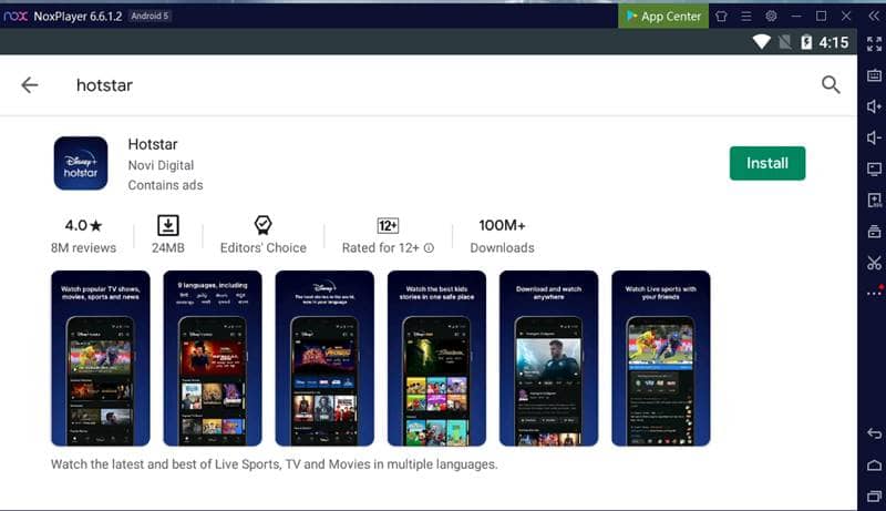 Download and Stream Hotstar on PC & Mac (Emulator)