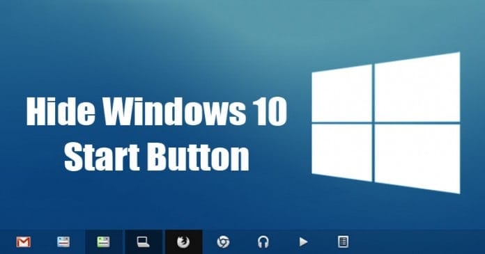 How To Hide Windows 10 Start Button in 2022
