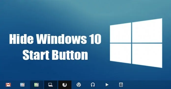 Hur man döljer Windows 10-startknappen 2022