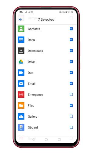 Name the new folder and assign the apps