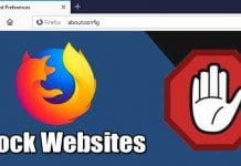 Block a Website in Mozilla Firefox Browser